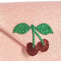 Konges Sløjd Portemonnaie „Love Letter / Pink Glitter“