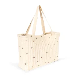 Konges Sløjd gesteppte Stofftasche Molly „Cherry aop“, großer Shopper