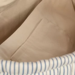 Konges Sløjd gesteppte Stofftasche Molly „Stripe Blue“, großer Shopper