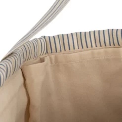 Konges Sløjd gesteppte Stofftasche Molly „Stripe Blue“, großer Shopper