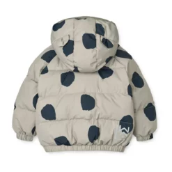 Liewood Daunenjacke Adelina „Spot dots / Mist“ Kapuze mit Ohren