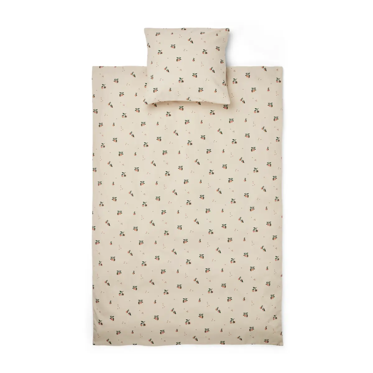 Liewood Junior-Bettwäsche Ingeborg DE „Peach : Sea shell“, 135x100cm : 60x40cm