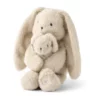 Liewood Kuschelhasen-Set Berto „Mommy & Me / Nebelgrau“ 23cm