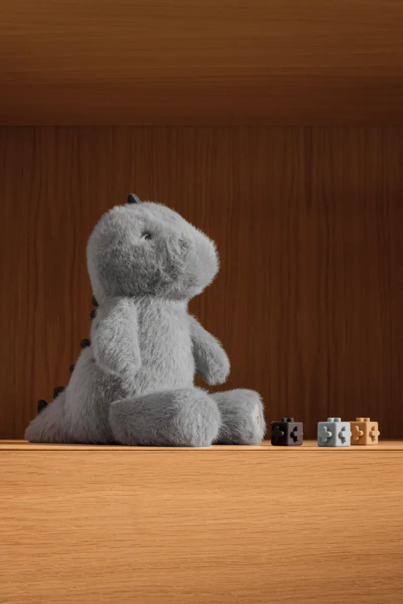 Liewood Kuscheltier Binnie „Stegosaurus / Blue fog“ H18cm