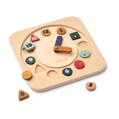 Liewood Lernuhr Karamo „Characters / Sandy“, Holzuhr