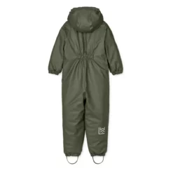 Liewood PU Regenanzug Maddy „Hunter green“ Matschanzug mit Kapuze