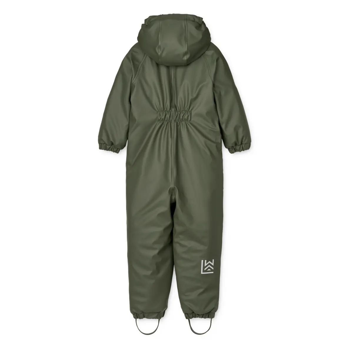 Liewood PU Regenanzug Maddy „Hunter green“ Matschanzug mit Kapuze