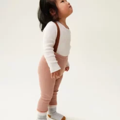 Liewood Strumpfhose Cuno „Classic navy / Golden caramel“ mit Hosenträgern