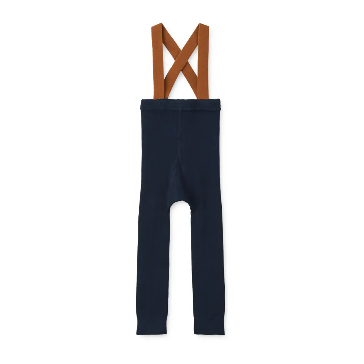 Liewood Strumpfhose Cuno „Classic navy / Golden caramel“ mit Hosenträgern