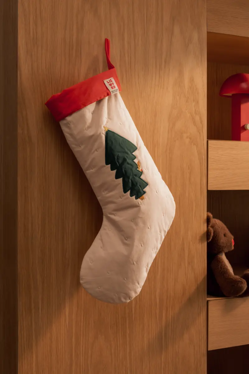 Liewood Weihnachtsstrumpf Basil „Holiday / Sandy“, 40x22cm