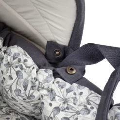Sebra Verdeck für 3-in-1 Baby Nestchen „Blue olive“