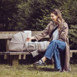 Sebra Verdeck für 3-in-1 Baby Nestchen „Jetty beige“