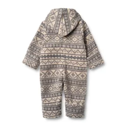 Wheat Baby-Fleeceanzug Allo „Warm Sand Jaquard“