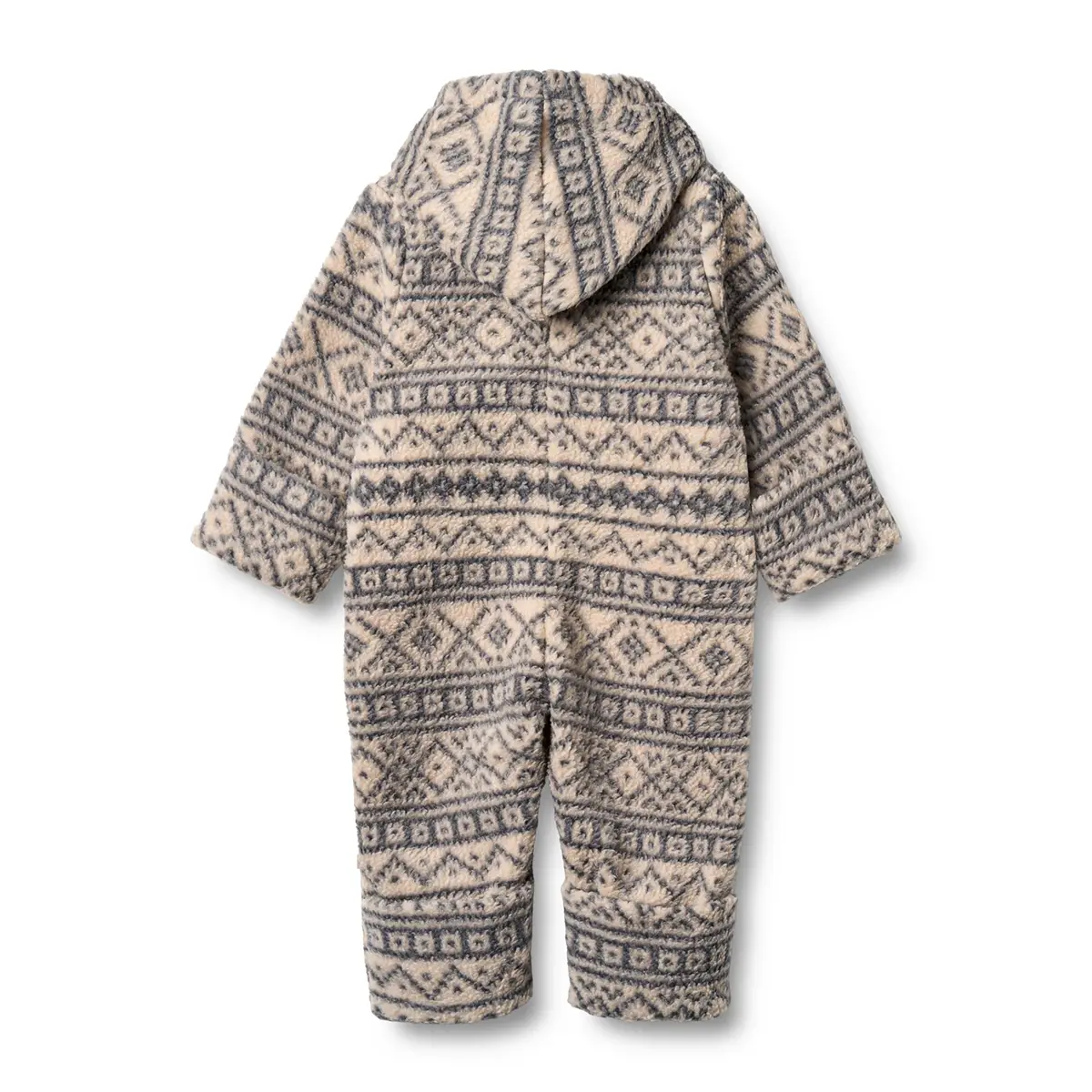 Wheat Baby-Fleeceanzug Allo „Warm Sand Jaquard“