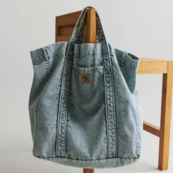 Wheat Denim Shopper Noel „Light Blue“