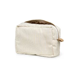 Cam Cam Make-Up Tasche „Classic Stripes Camel“, 16x12cm