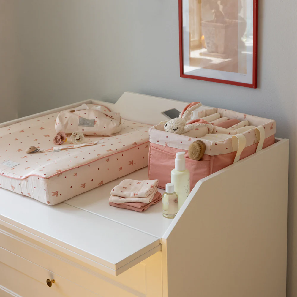 Cam Cam Musselin Waschlappen „Bows“, 4er-Set, 30x30cm, GOTS