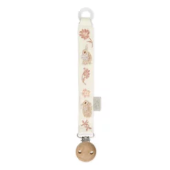 Cam Cam bestickte Schnullerkette „Augusta“, GOTS
