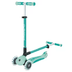 Globber 3-in-1 Roller Go-Up Deluxe Lights 360 Grad mit Leuchtrollen – Mint, Hinterradlenkung, 15M-9J – Bild 16