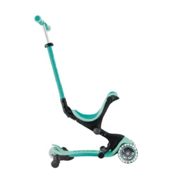 Globber 3-in-1 Roller Go-Up Deluxe Lights 360 Grad mit Leuchtrollen – Mint, Hinterradlenkung, 15M-9J – Bild 6
