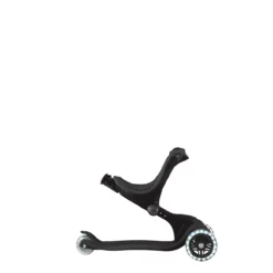 Globber 3-in-1 Roller Go-Up Deluxe Lights 360 Grad mit Leuchtrollen – Schwarz, Hinterradlenkung, 15M-9J