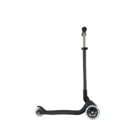 Globber 3-in-1 Roller Go-Up Deluxe Lights 360 Grad mit Leuchtrollen – Schwarz, Hinterradlenkung, 15M-9J