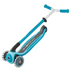 Globber Roller Master Lights mit Leuchtrollen – blau, 4-14 Jahre