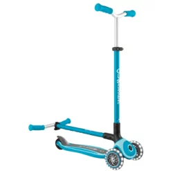 Globber Roller Master Lights mit Leuchtrollen – blau, 4-14 Jahre
