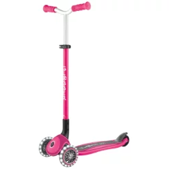 Globber Roller Master Lights mit Leuchtrollen – pink, 4-14 Jahre