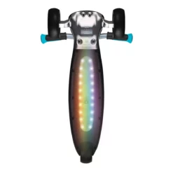 Globber Roller Ultimum Lights mit Leuchtmodul – Blau, 12 Licht-Programme, 5-99 Jahre, bis 100kg