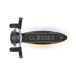Globber Roller Ultimum Lights mit Leuchtmodul – Grau, 12 Licht-Programme, 5-99 Jahre, bis 100kg