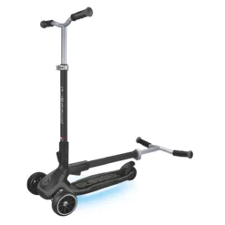 Globber Roller Ultimum Lights mit Leuchtmodul – Grau, 12 Licht-Programme, 5-99 Jahre, bis 100kg