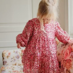 Konges Sløjd Pailletten-Kleid Lila „Sparkling Sangria“