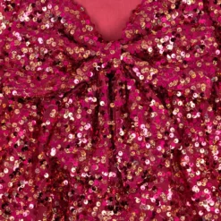 Konges Sløjd Pailletten-Kleid Lila „Sparkling Sangria“