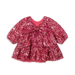 Konges Sløjd Pailletten-Kleid Lila „Sparkling Sangria“