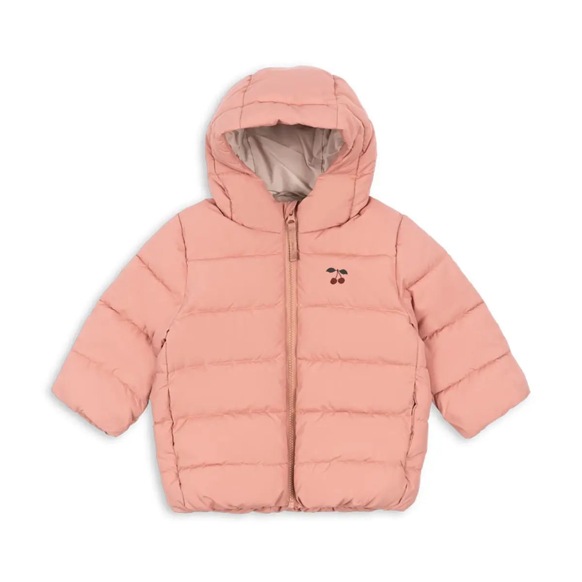 Konges Sløjd Puffer Winterjacke Alpi „Rose / Cameo Brown“