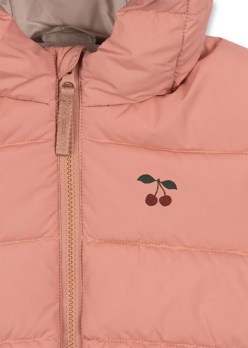 Konges Sløjd Puffer Winterjacke Alpi „Rose / Cameo Brown“