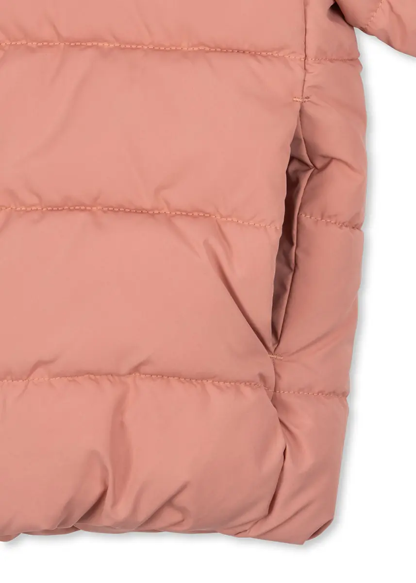 Konges Sløjd Puffer Winterjacke Alpi „Rose / Cameo Brown“