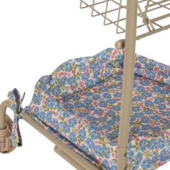 Konges Sløjd Spielzeug Einkaufswagen „Fleuer Rosier“, zusammenklappbar