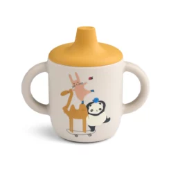 Liewood Neil Silikon Becher „Around the world / Sandy“, 150ml