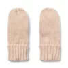 Wheat Jacquard Handschuhe Cotta „Rose Power“ Bio-Baumwolle