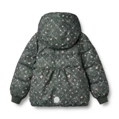 Wheat Puffer Jacke Karla „Forest Lake Checked Flowers“