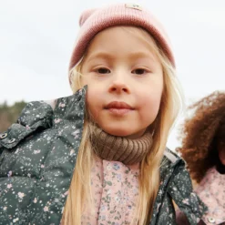 Wheat Puffer Jacke Karla „Forest Lake Checked Flowers“