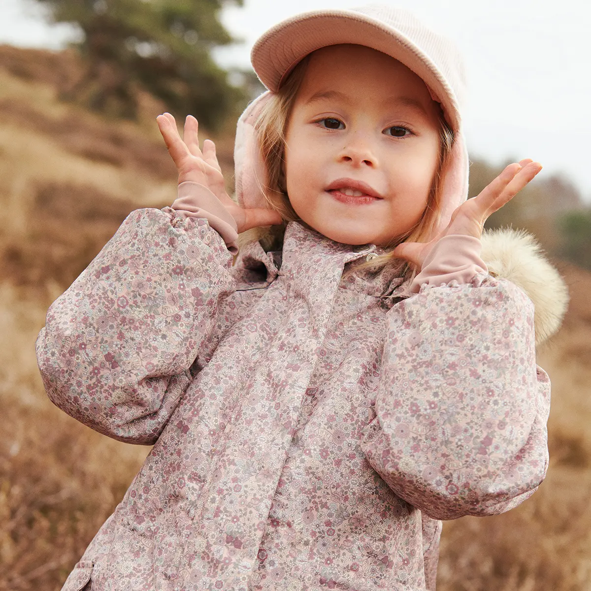 Wheat Winterjacke Mathilde „Rose Dust Flowers“