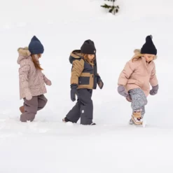 Wheat Winterjacke Mathilde „Rose Powder“, A-förmig