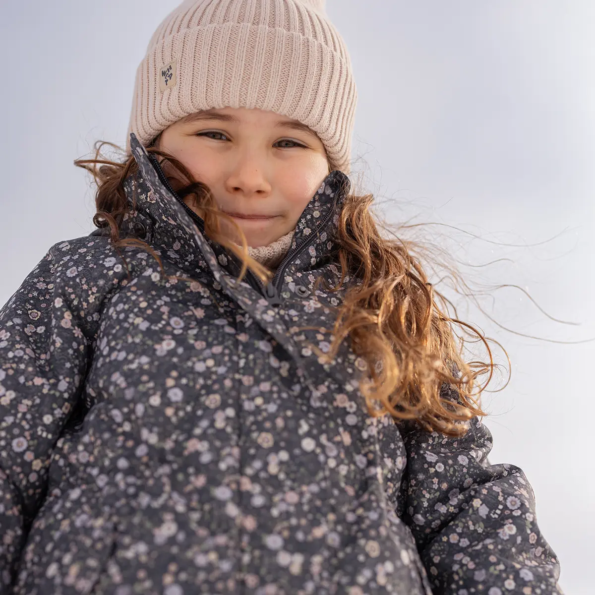 Wheat Winterjacke Tove „Black Sea Open Flowers“