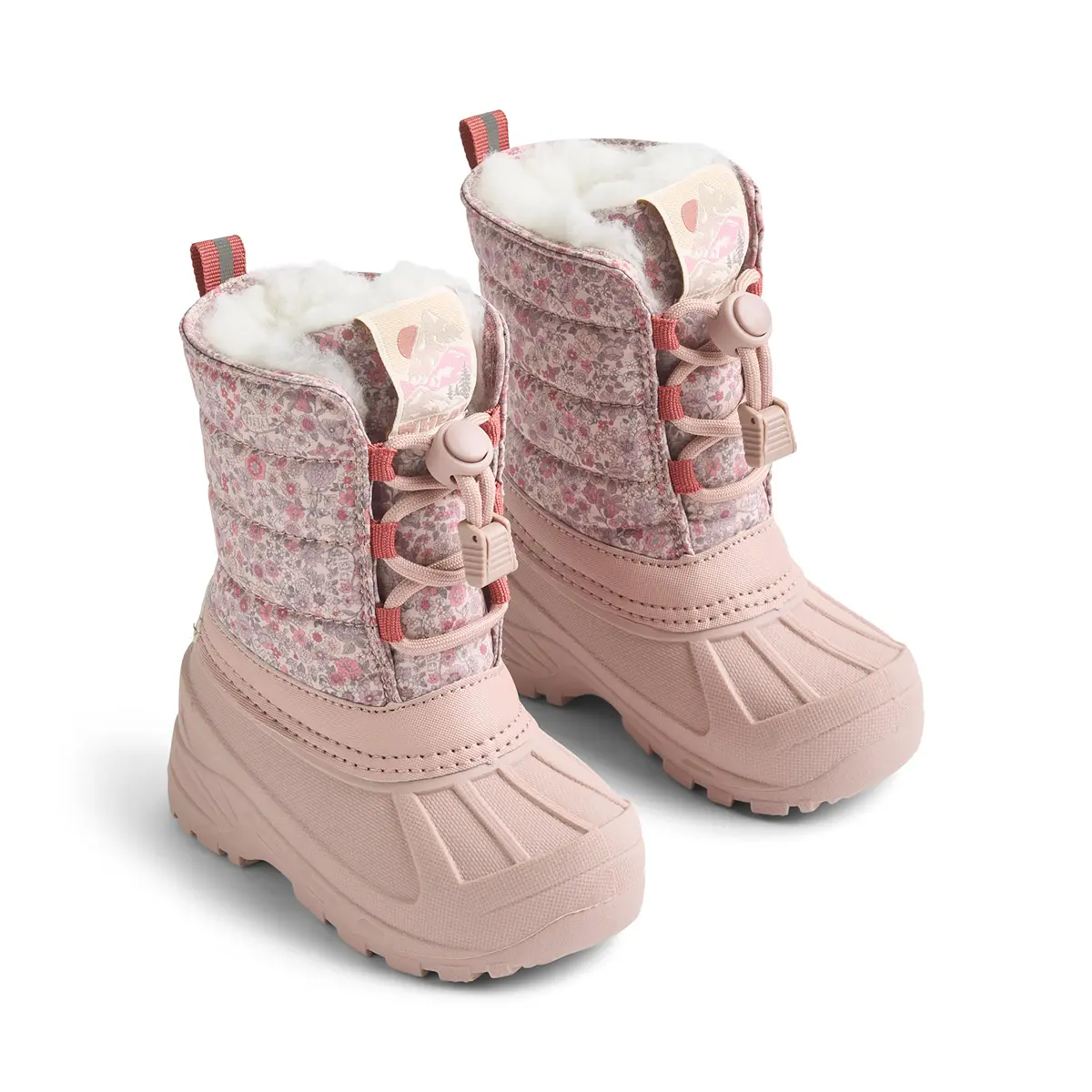 Wheat Winterstiefel Aleex „Rose Powder Flowers“, Wollfutter