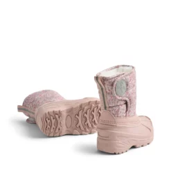 Wheat Winterstiefel Winty „Rose Powder Flowers“, Wollfutter