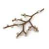 Gry & Sif Filzblumen „Zweig mit beigefarbenen Beeren“ 19cm