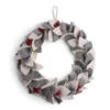Gry & Sif Türkranz weiß/grau mit Beeren ø30cm
